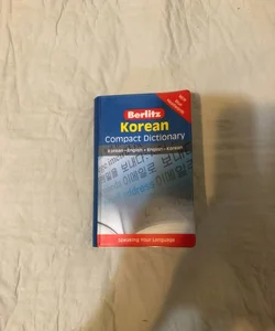 Korean - Berlitz Compact Dictionary