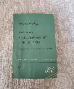 John Keats Selected Poetry And Letters