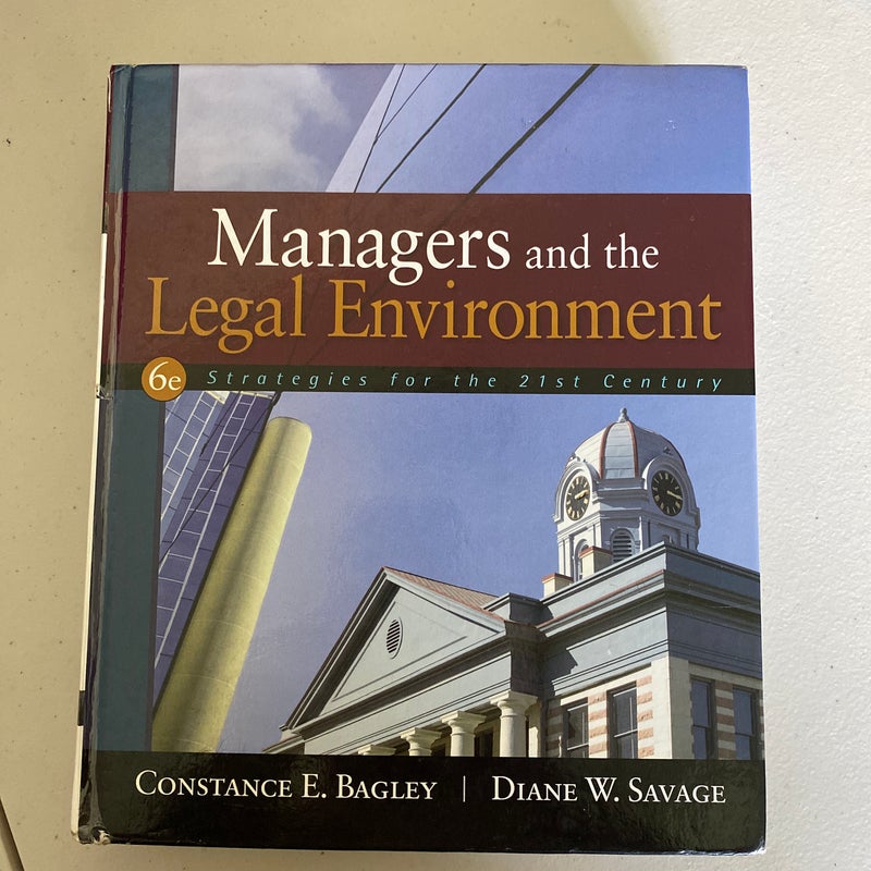 Managers and the Legal Environment