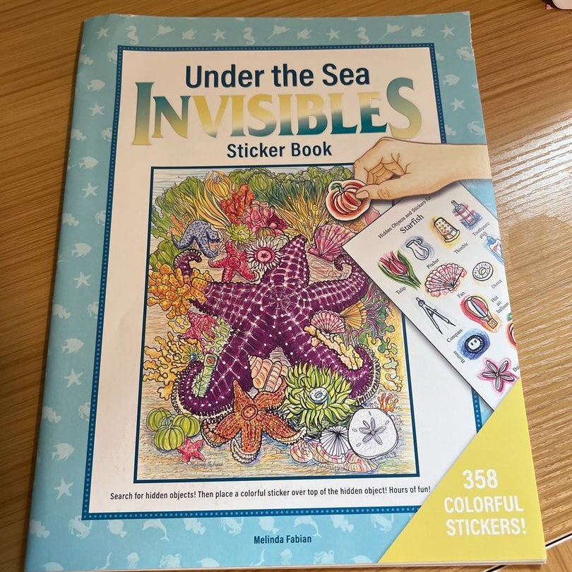Buy Melinda's Artwork - Under the Sea Invisibles Sticker Book