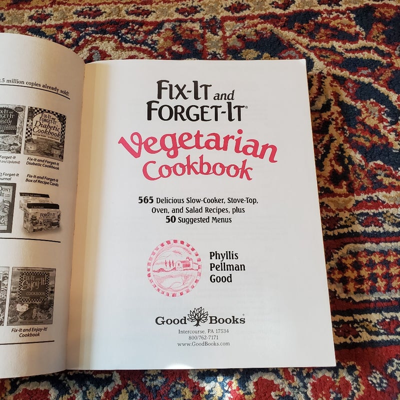Fix-It and Forget-It Vegetarian Cookbook
