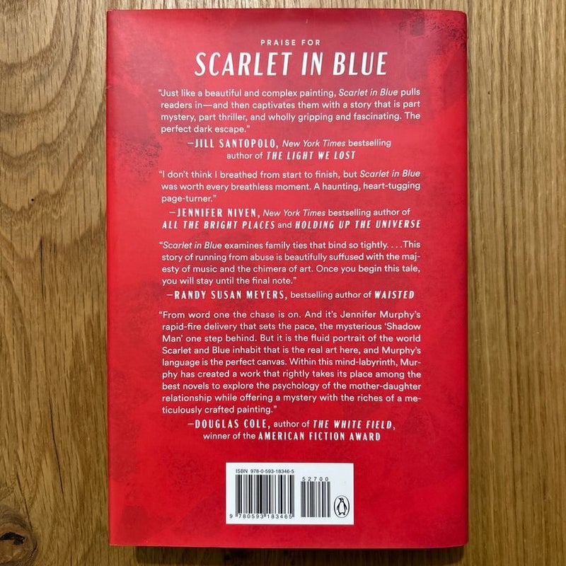 Scarlet in Blue