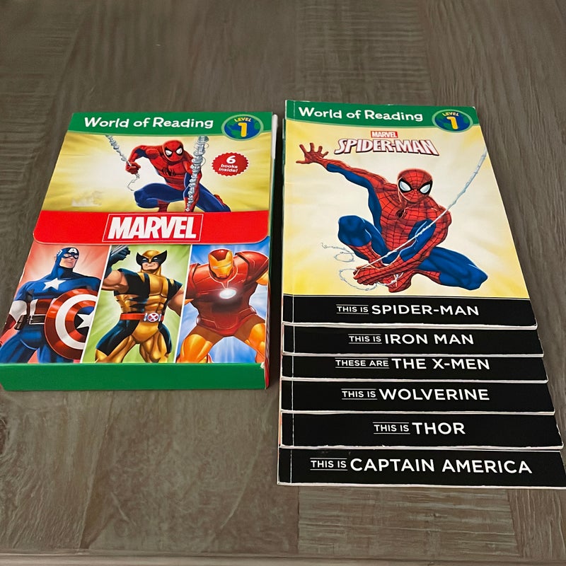 World of Reading Marvel Boxed Set