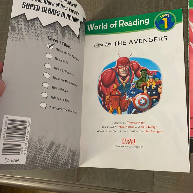 These Are the Avengers Level 1 Reader