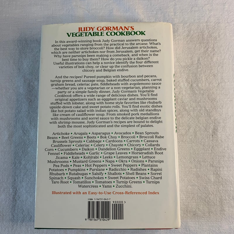 Judy Gorman's Vegetable Cookbook