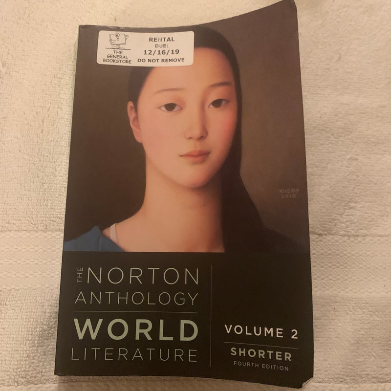 The Norton Anthology of World Literature