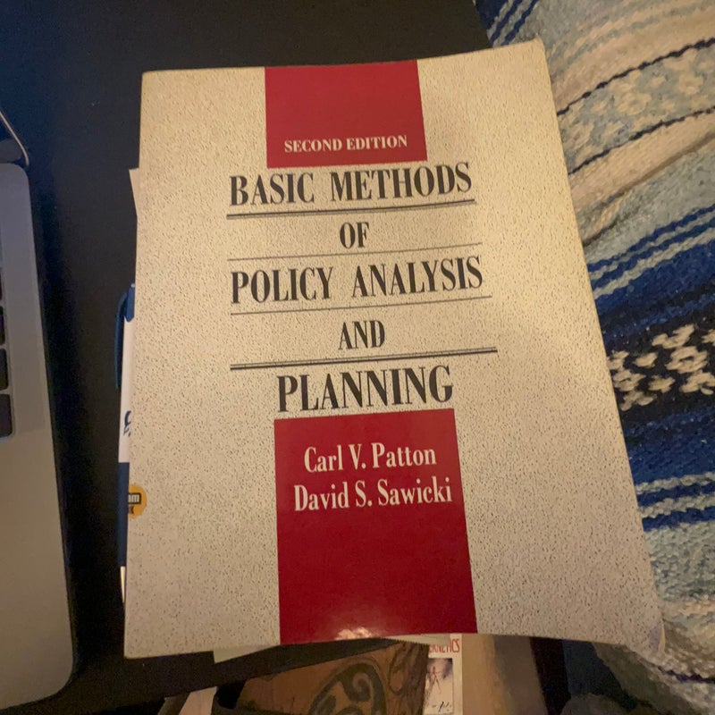 Basic Methods of Policy Analysis and Planning