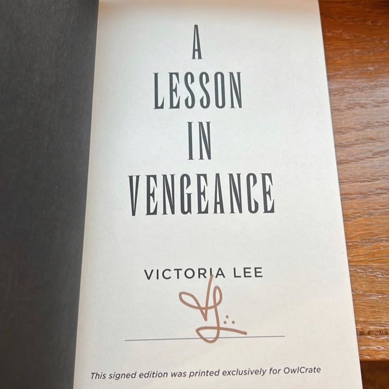 A Lesson in Vengeance