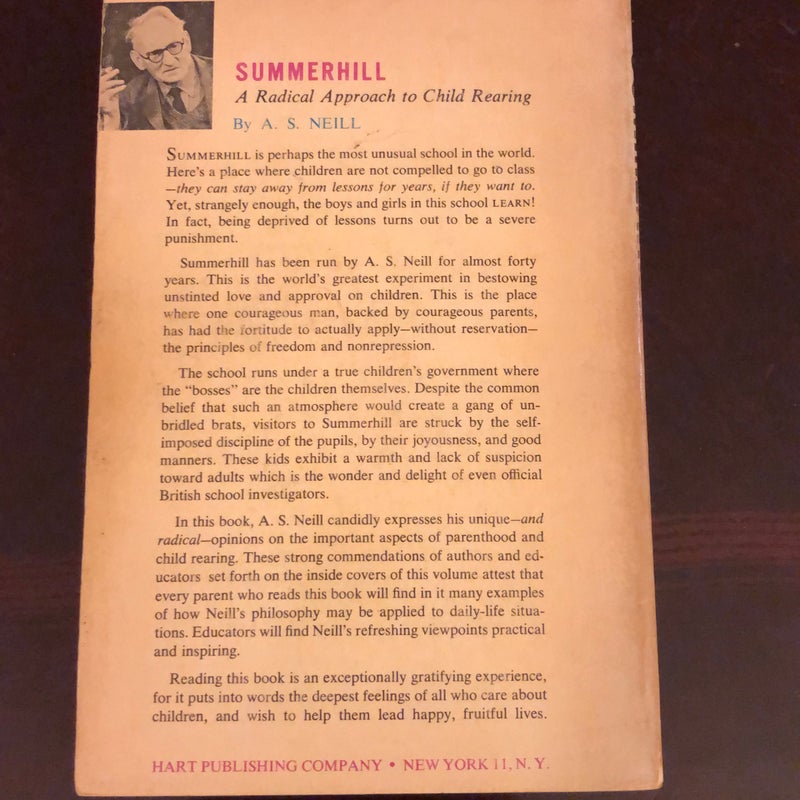 Summer hill: A Radical Approach to Child Rearing