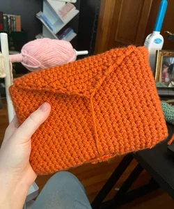 Crochet book envelope 