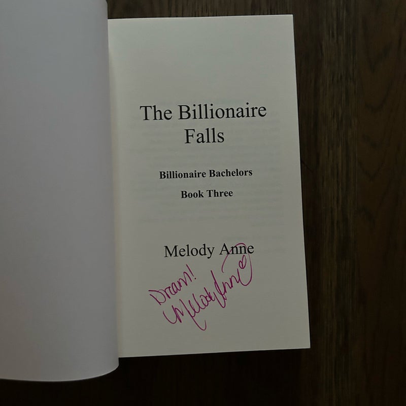 The Billionaire Falls (signed)