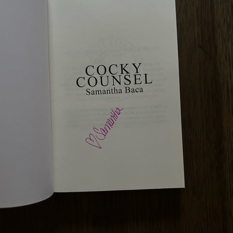 Cocky Counsel (signed)