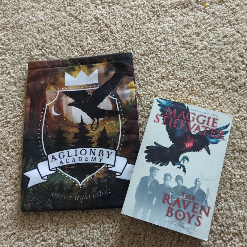 The Raven Boys and Ravin boys book sleeve 