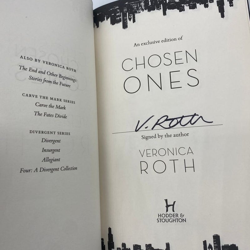 Chosen Ones (Fairyloot Signed Edition) by Veronica Roth, Hardcover |  Pangobooks