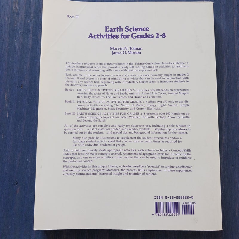 Earth Science Activity for Grades 2-8