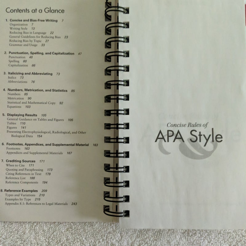Concise Rules of APA Style