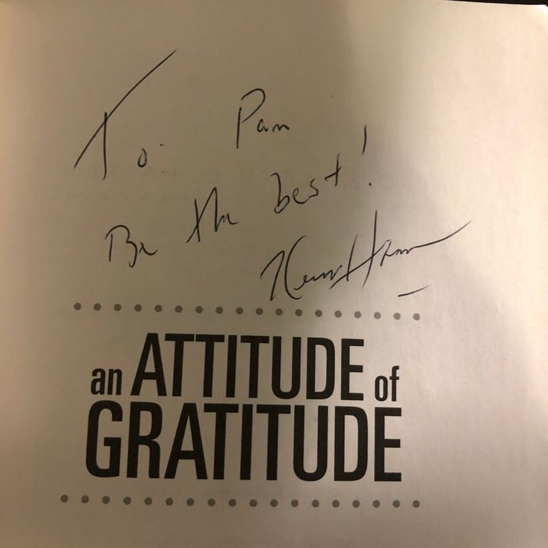 An Attitude of gratitude 