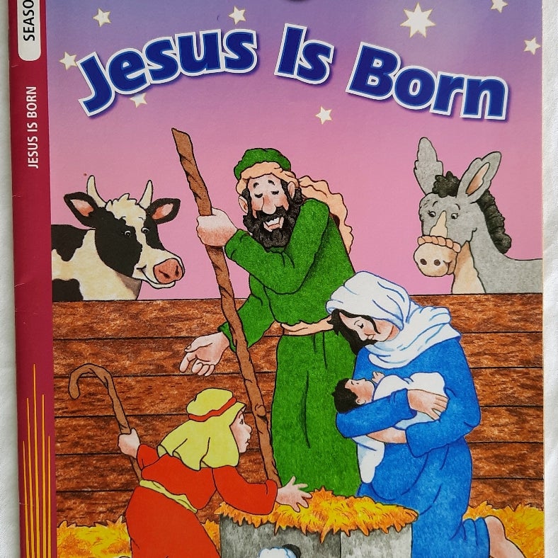 Jesus Is Born Coloring book 