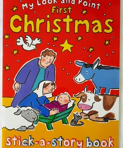 My Look and Point First Christmas Stick-A-Story Book