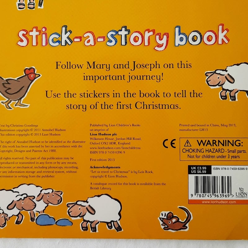 My Look and Point First Christmas Stick-A-Story Book