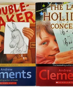 Andrew Clements set Trouble-Maker, The Last Holiday Concert