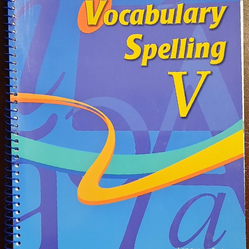 Abeka 11th grade Vocabulary Spelling V 4th ed Teacher Key;