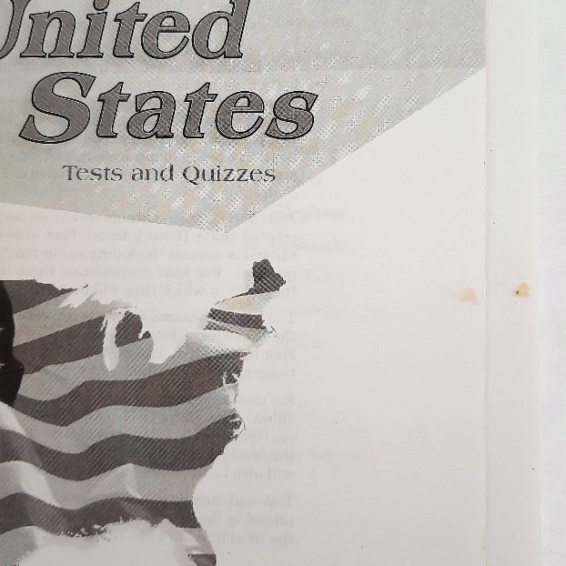 The History of Our United States Tests, Quizzes, Key