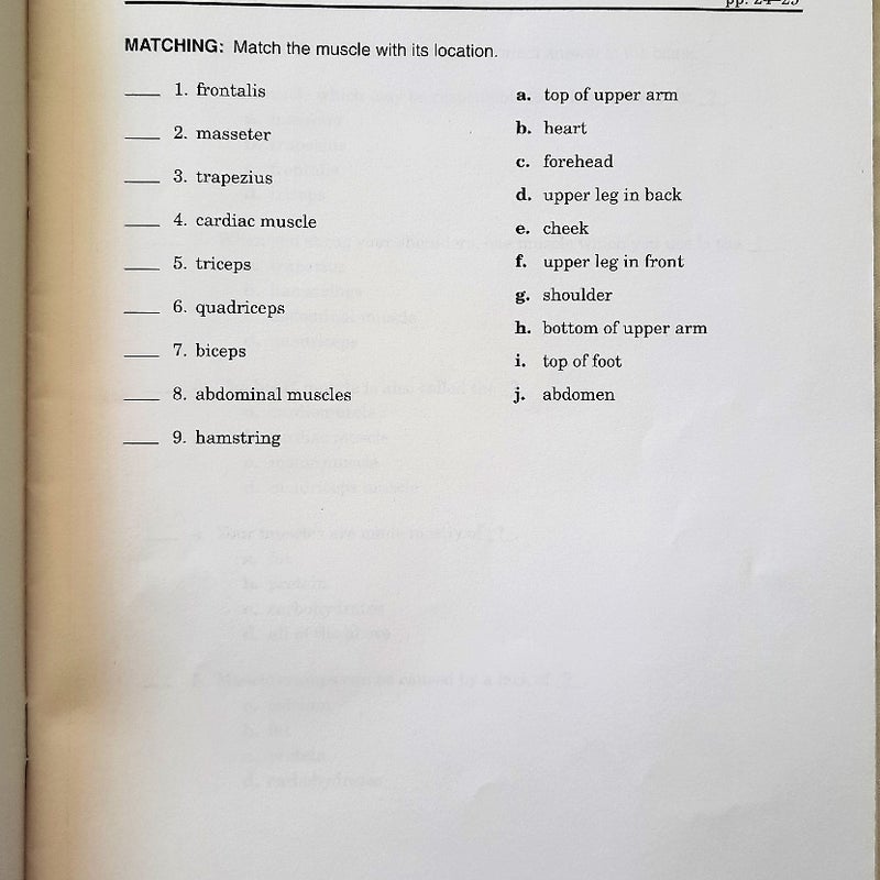 Developing Good Health 2nd Ed. Tests, Quizzes,  Worksheets,  Key