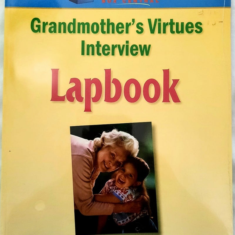 Grandmother's Virtues Interview Lapbook