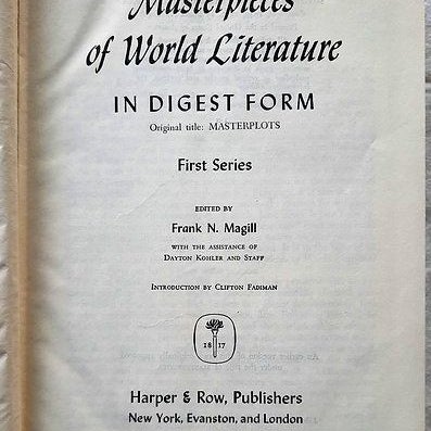 Masterpieces of World Literature in Digest Form [1952, 1150 pgs]