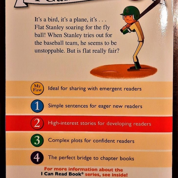 Flat Stanley at Bat (I Can Read level 2)