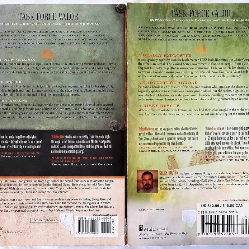 Task Force Valor set: Allah's Fire #1, Island Inferno #2