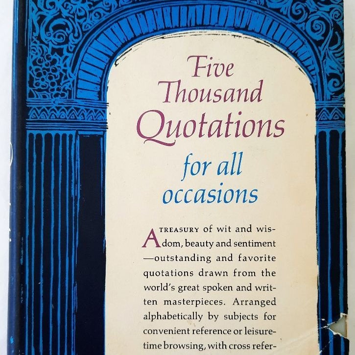 Five Thousand Quotations for All Occasions (Very good HC 1945)