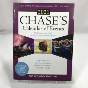 Chase's Calendar of Events 2021