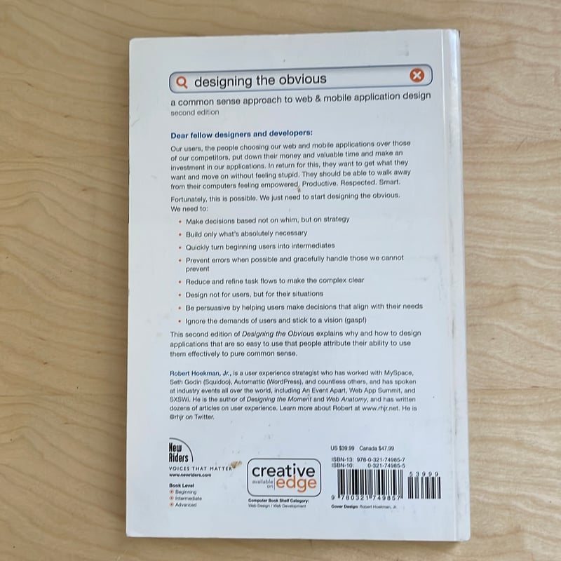 Designing the Obvious