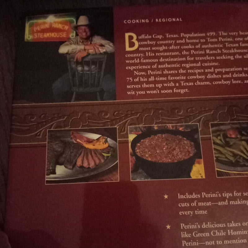 Texas Cowboy Cooking by Tom Perini, Hardcover Pangobooks