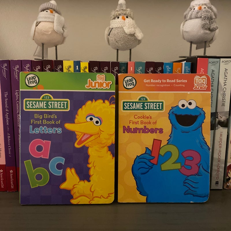 Sesame Street - Leap Frog Tag Junior book bundle 