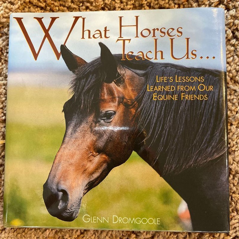 What Horses Teach Us