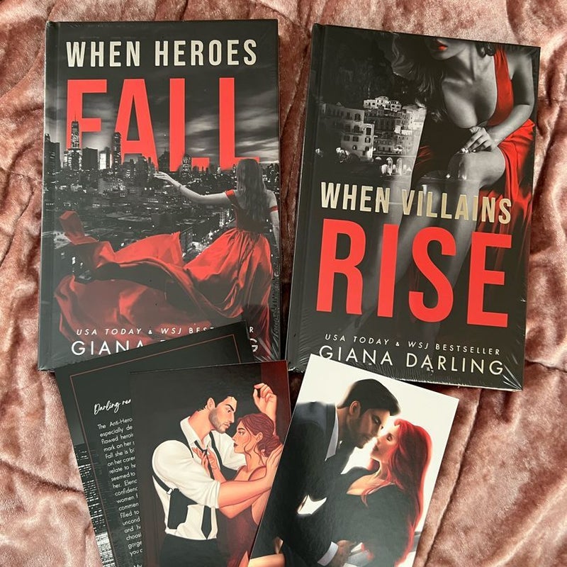 Mystic Box - When Heroes Fall + When Villains Rise by shops Giana Darling