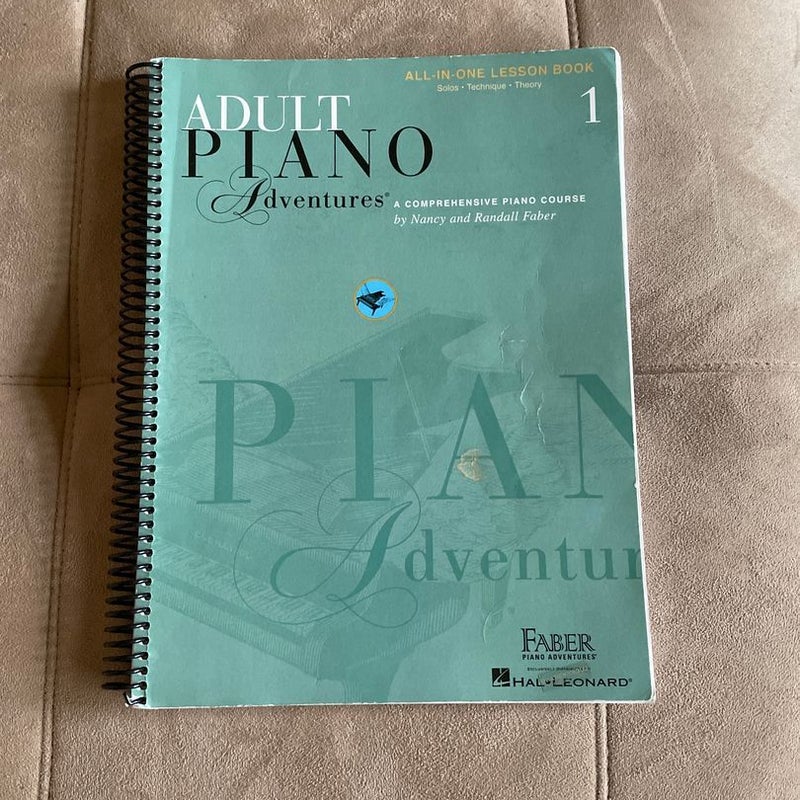 Adult Piano Adventures All-In-One Piano Course Book 1 - Book with Media Online