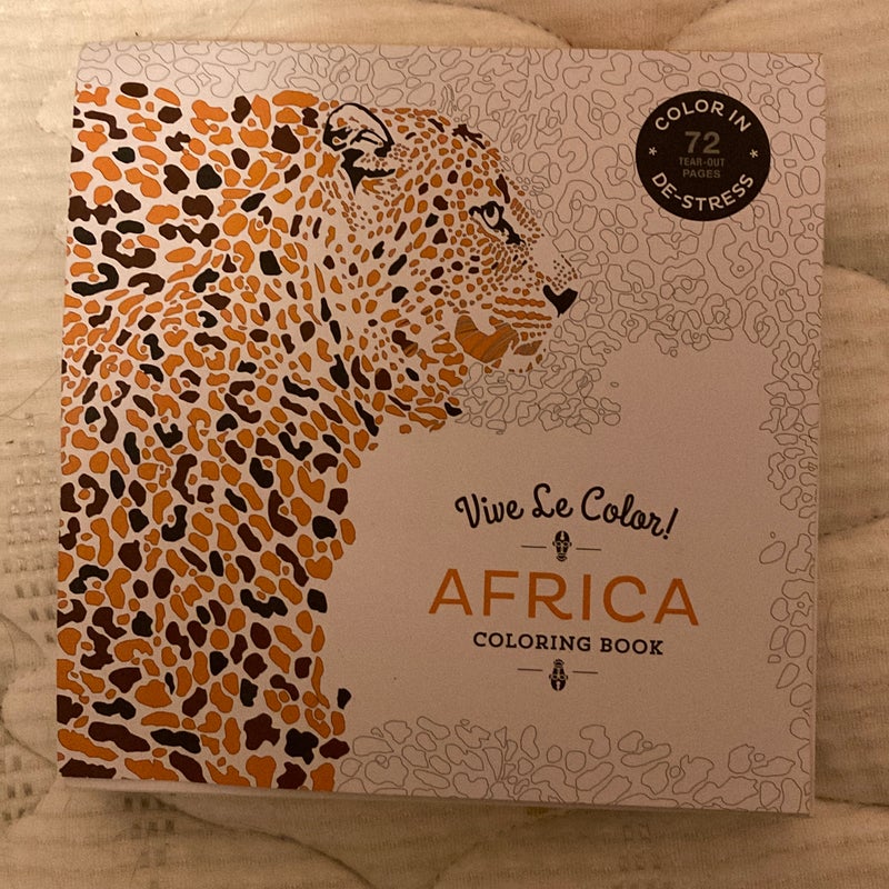 Vive le Color! Africa (Adult Coloring Book)