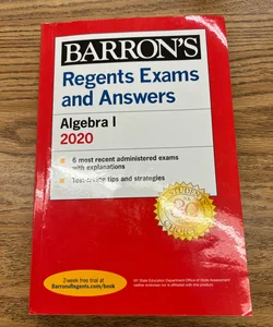 Barron’s Algebra 1 Math