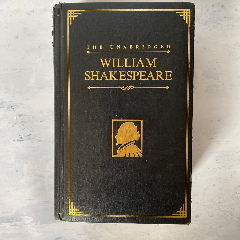 The Unabridged William Shakespeare Leather Bound 