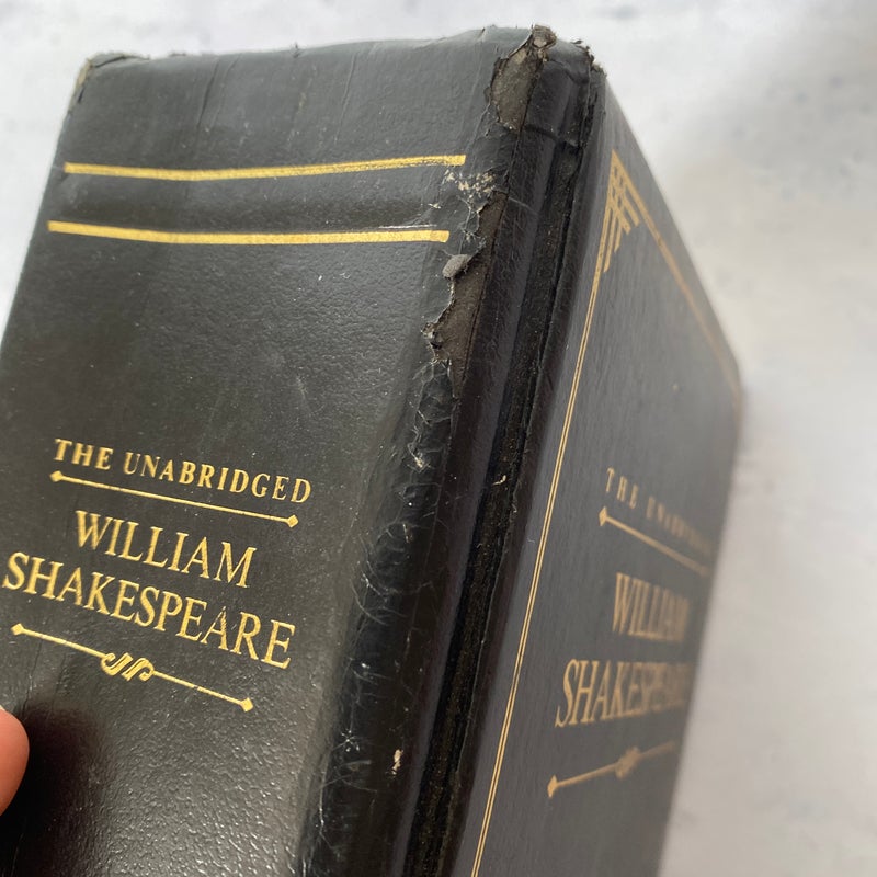 The Unabridged William Shakespeare Leather Bound 