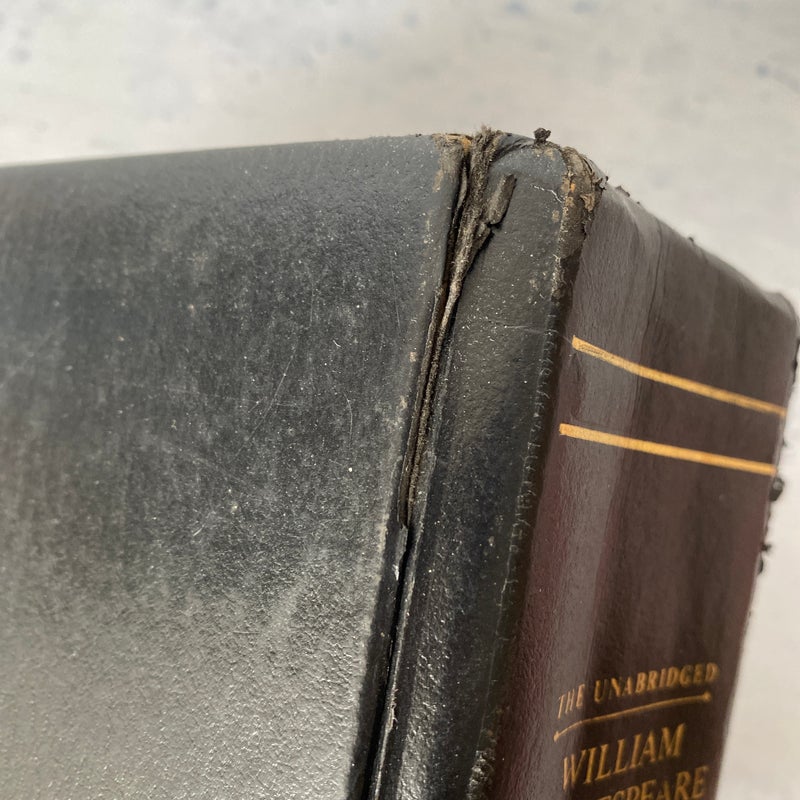 The Unabridged William Shakespeare Leather Bound 