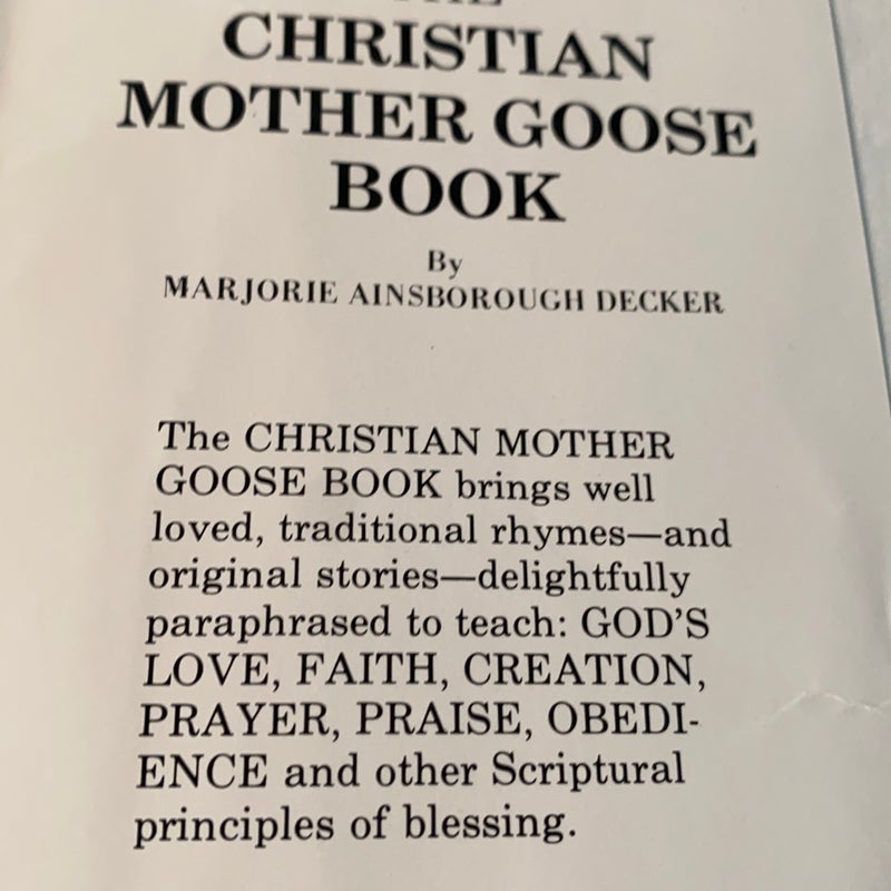 The Christian Mother Goose book