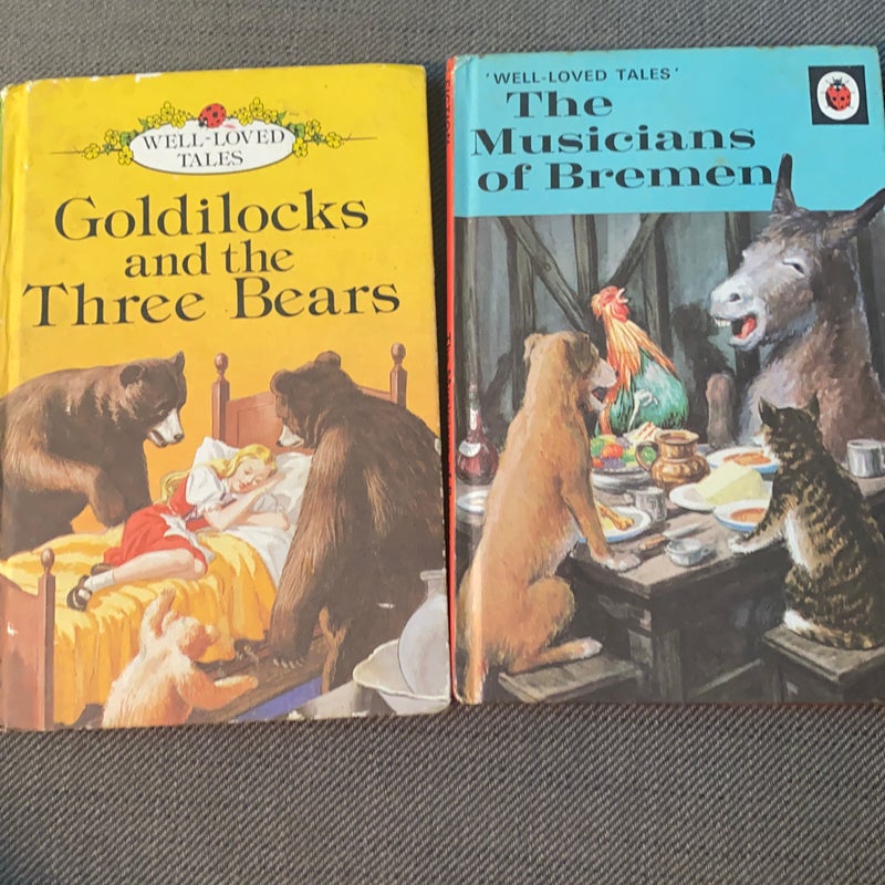 Two books - Goldilocks and the three Bears and the musicians of Bremen