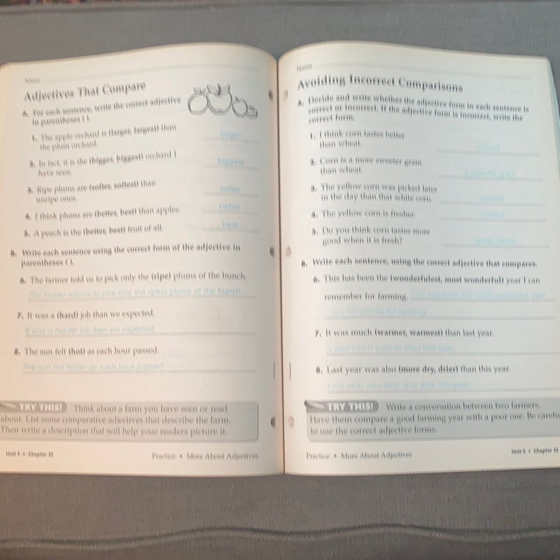 Harcourt language grade 3 - teachers book