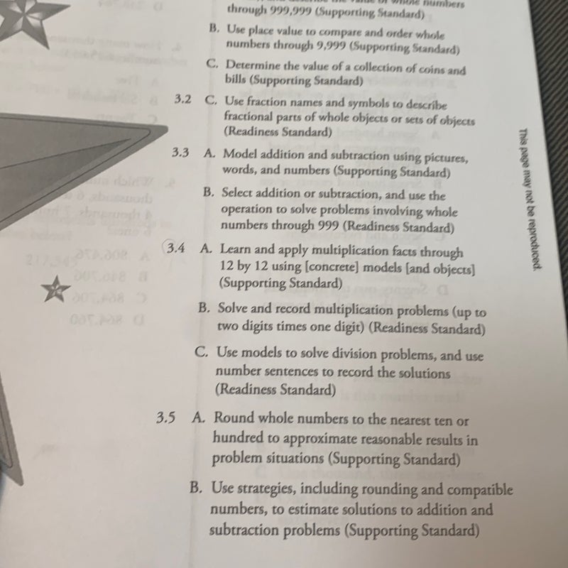 STAAR MASTER Student Practice Book, Math, Gr. 3