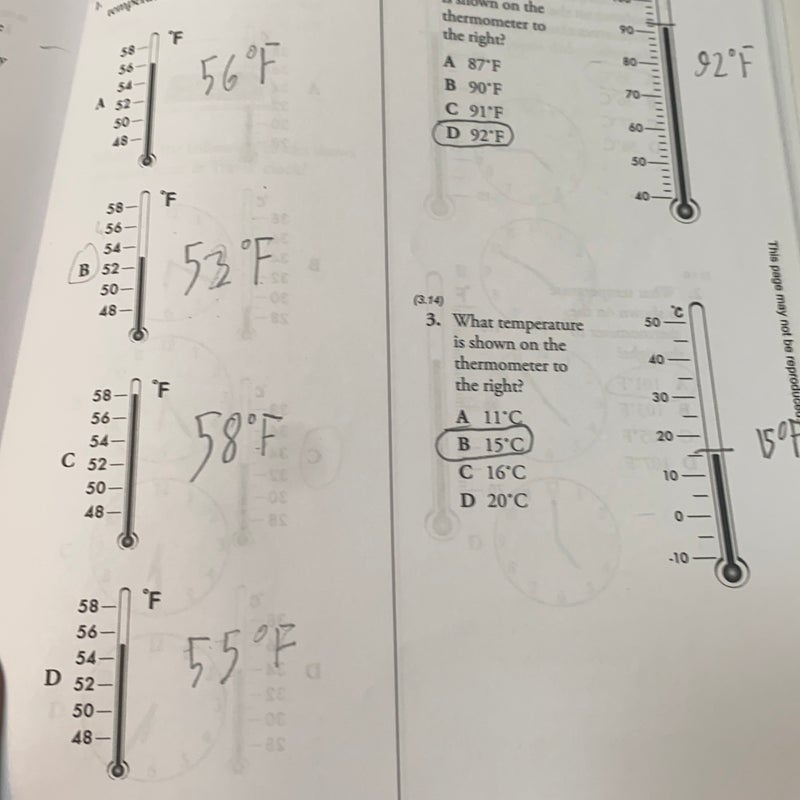 STAAR MASTER Student Practice Book, Math, Gr. 3